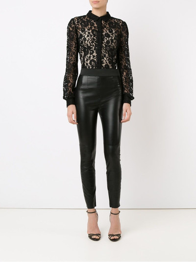 Dolce & Gabbana leather leggings outlook