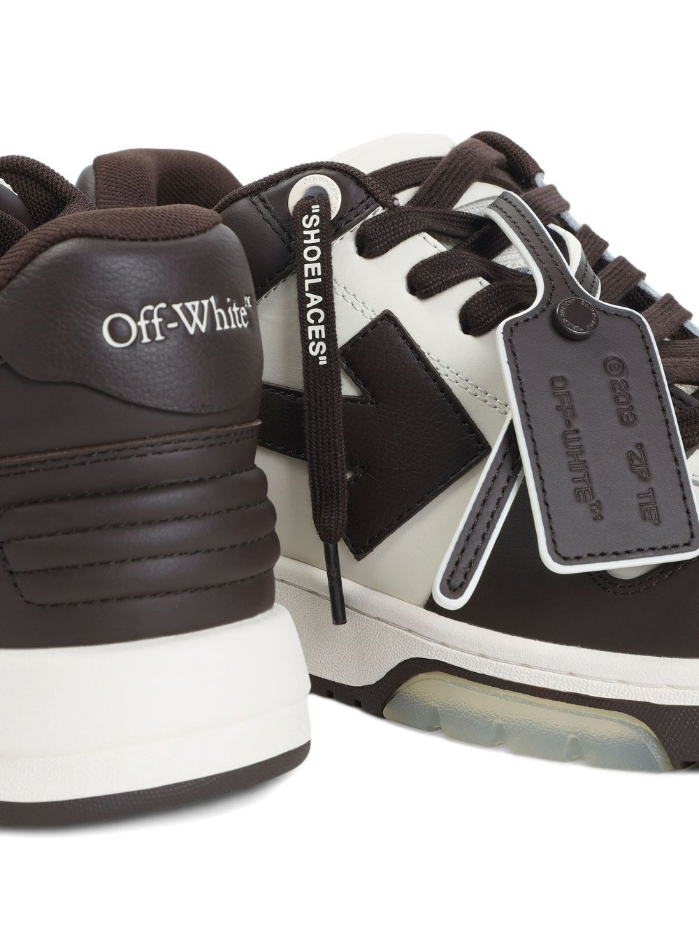 Out Of Office leather sneakers - 4