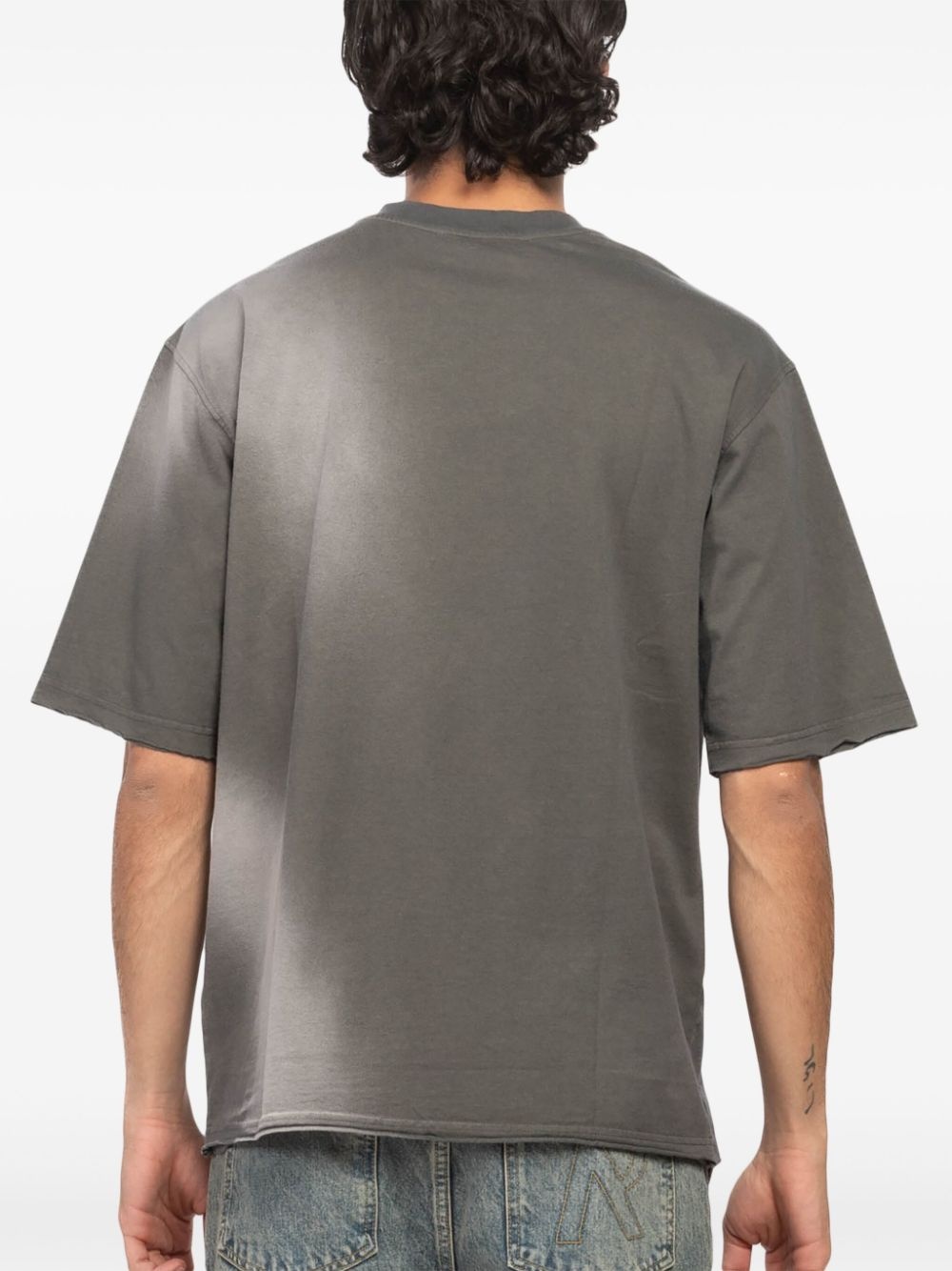 gradient-effect cotton T-shirt - 5