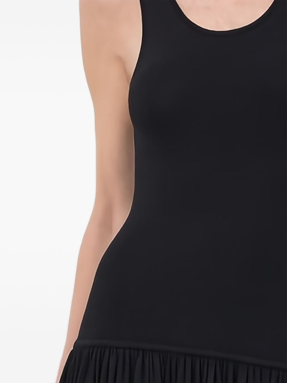 sleeveless gathered dress - 3