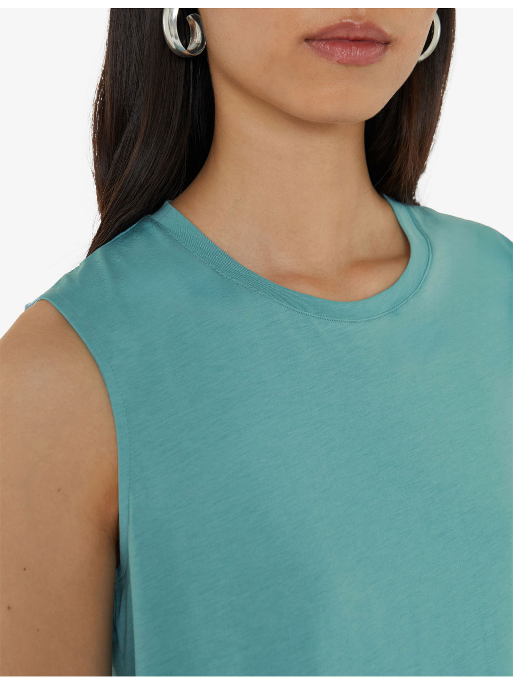 Cotton-Silk Jersey Tank Top - 5