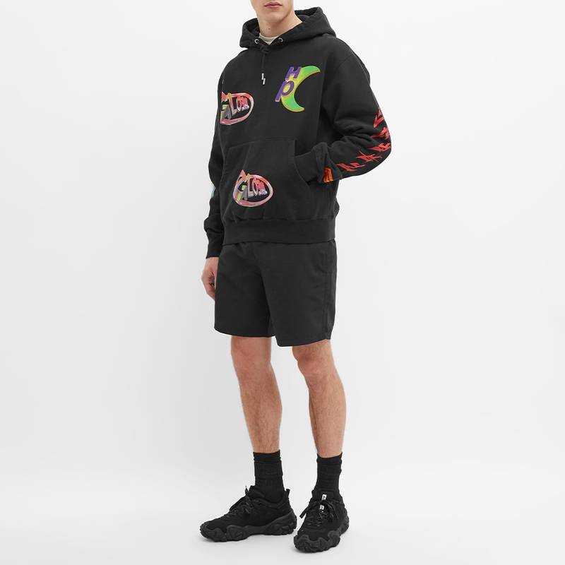 Heron Preston Heron Preston Global Collage Hoody outlook