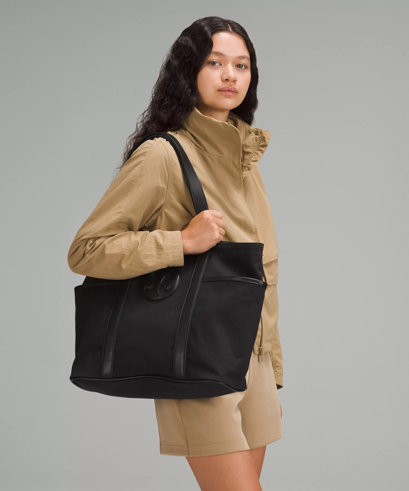 lululemon Daily Multi-Pocket Canvas Tote Bag *Cactus Material 20L outlook