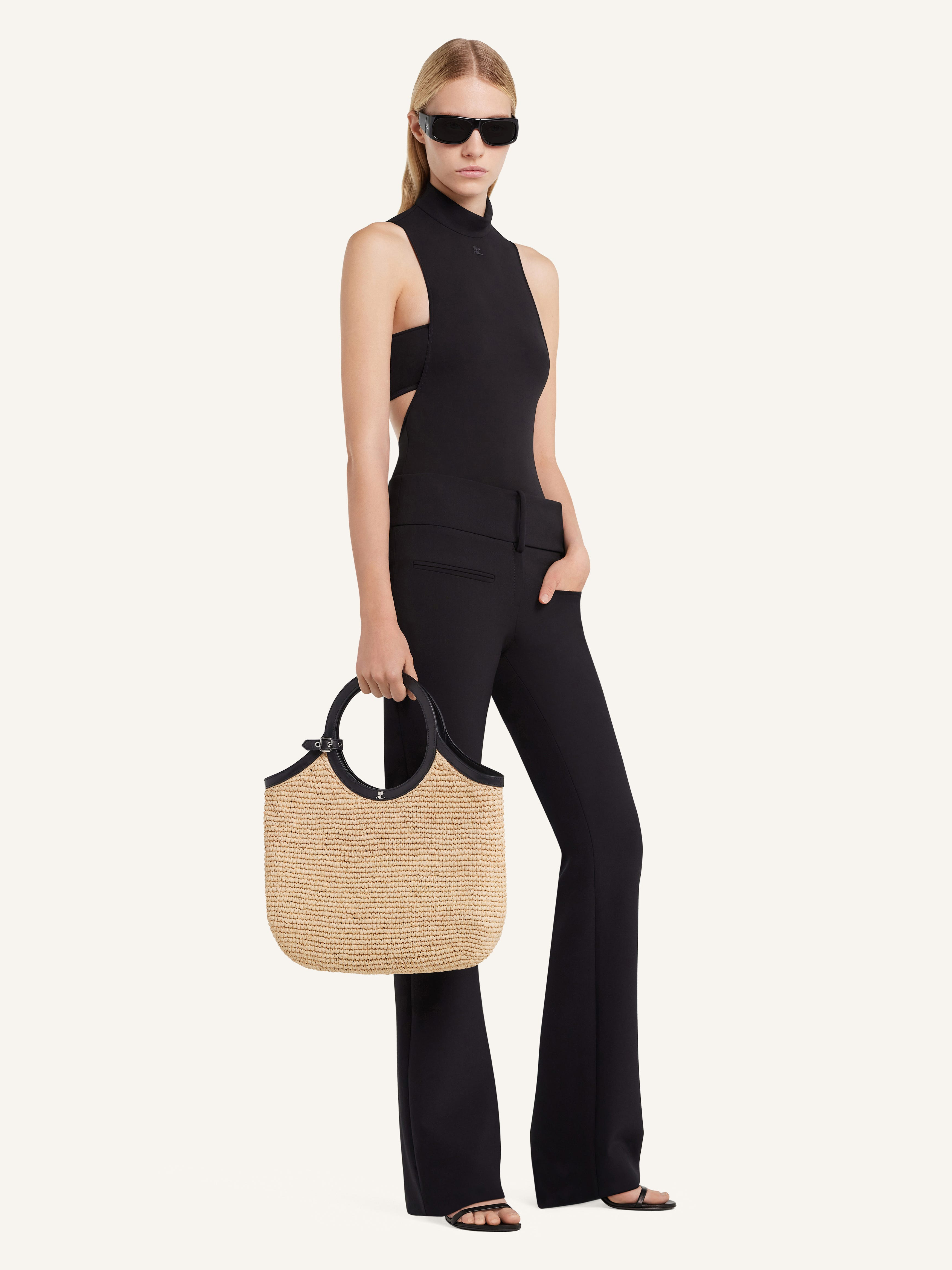 MEDIUM HOLY RAFFIA BAG - 2