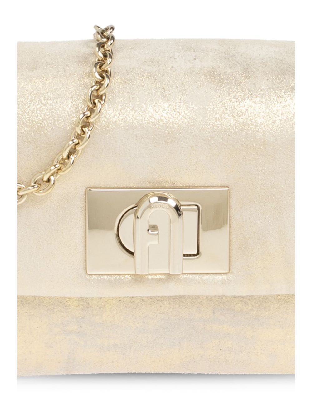 metallic-finish shoulder bag - 6