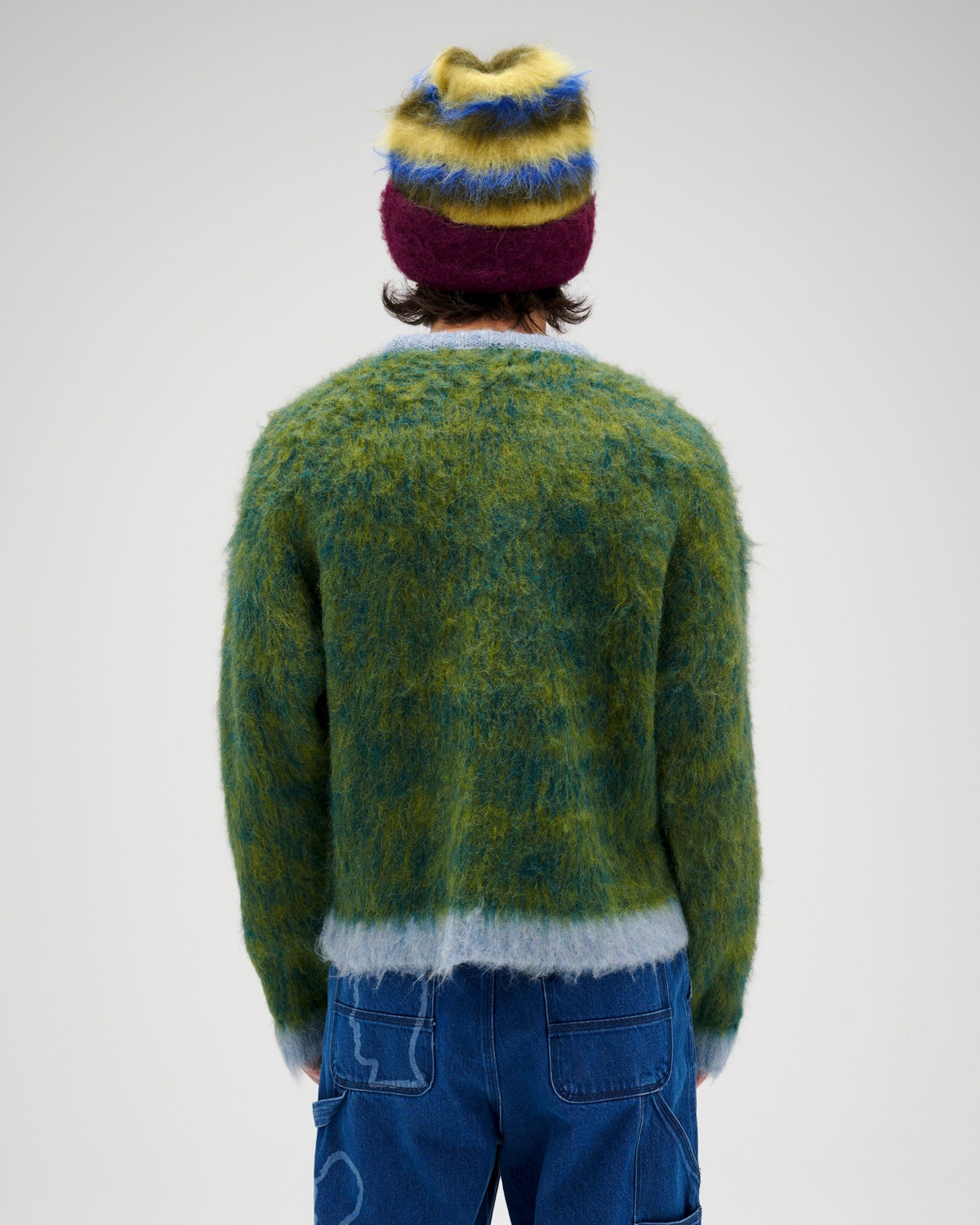 Marled Alpaca Crewneck Sweater - Mallard - 6