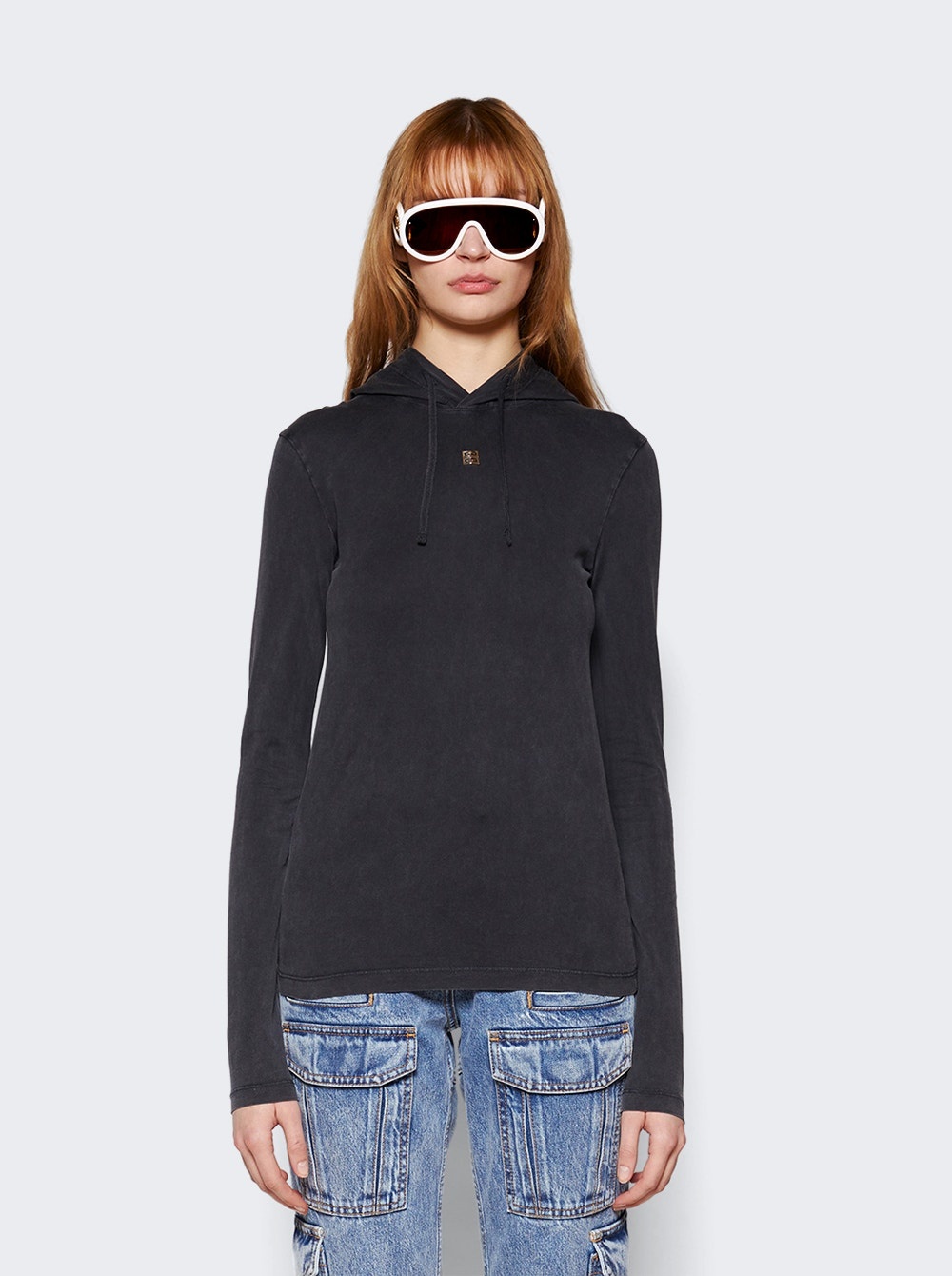 Fitted Hoodie Faded Black - 3