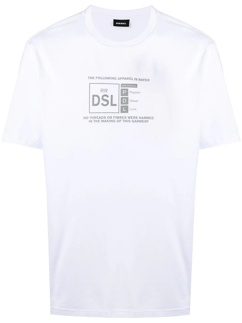 reflective logo print T-shirt - 1