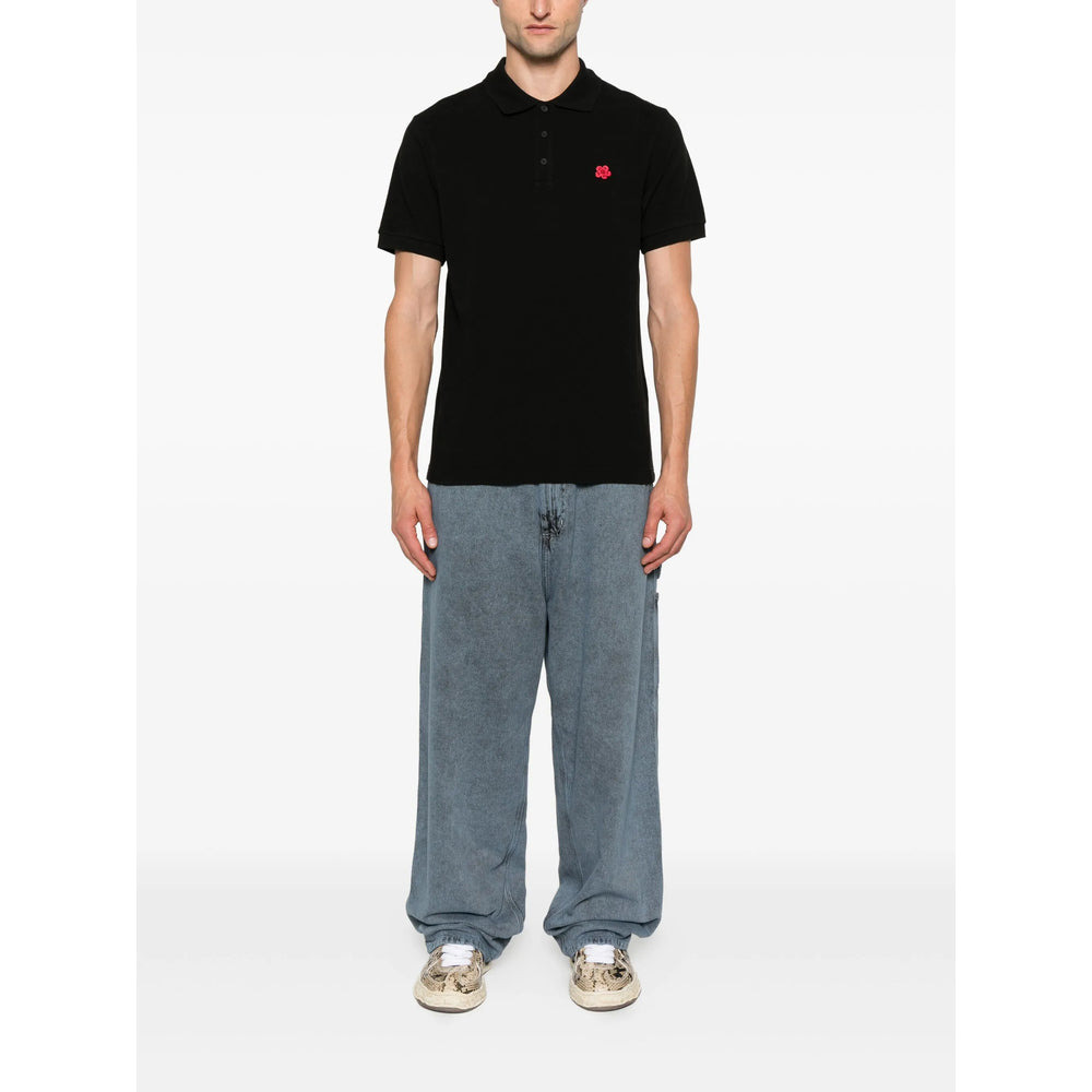 Kenzo Black Polo Shirts Men - 3