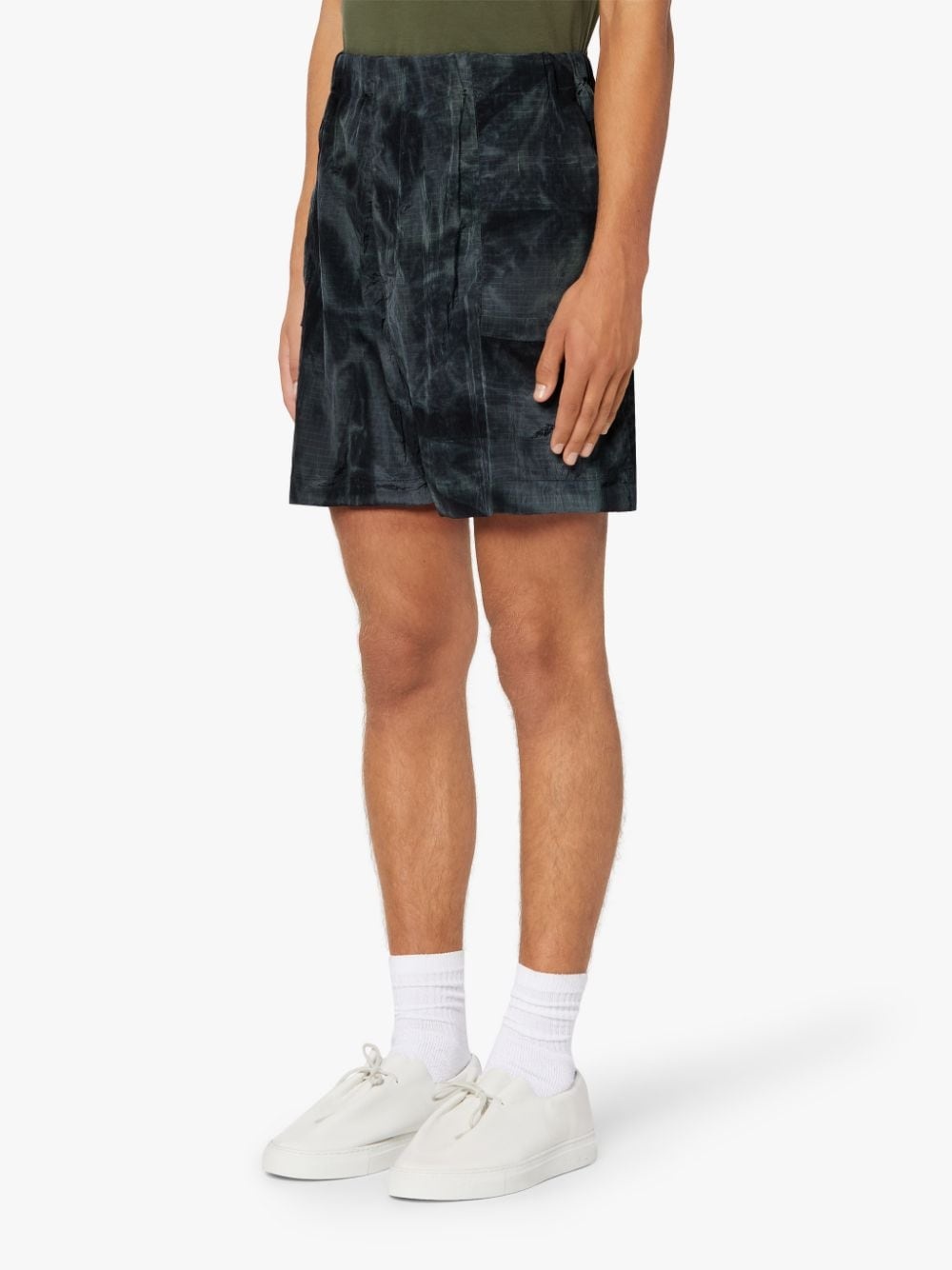 CAPTAIN BLACK TIE DYE NYLON SHORTS | GTM-223 - 3