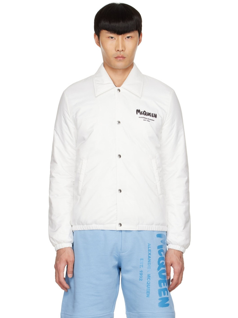 White Graffiti Jacket - 1