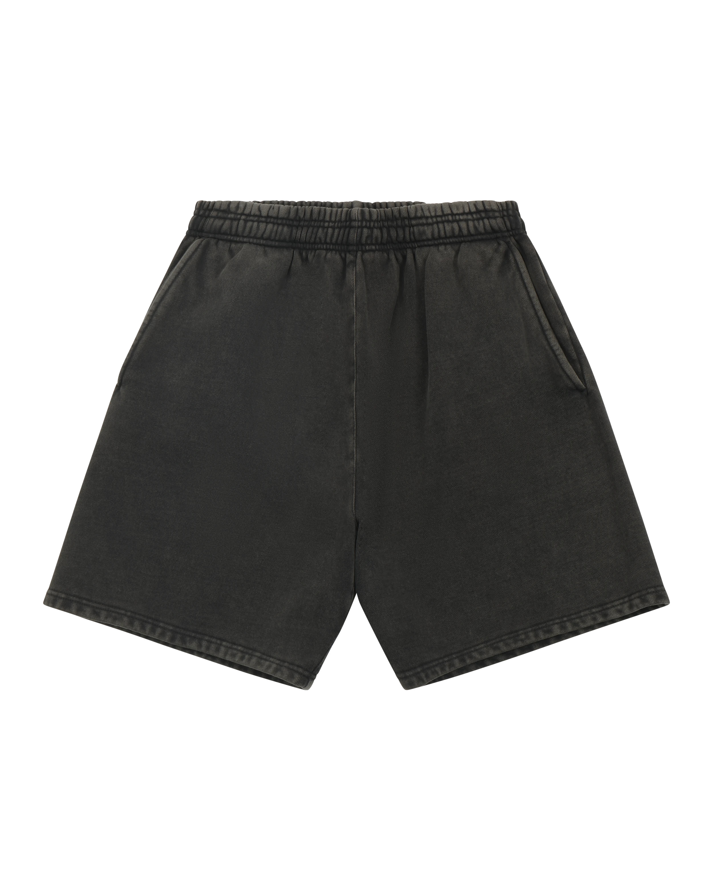 STANDARD SWEATSHORT WASHED BLACK - 5