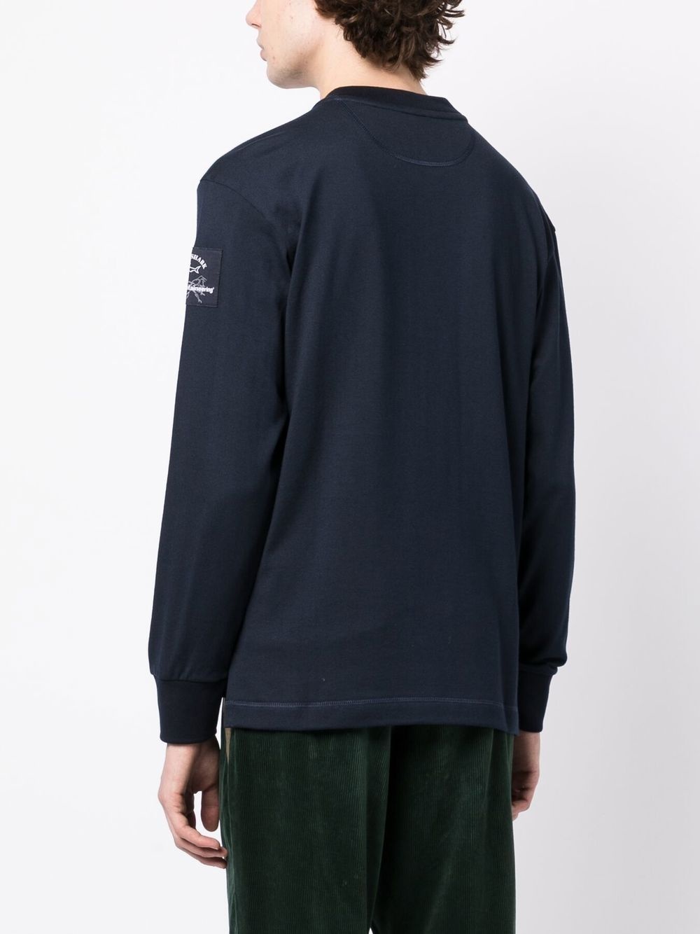 LOGO-PRINT PANELLED T-SHIRT - 3
