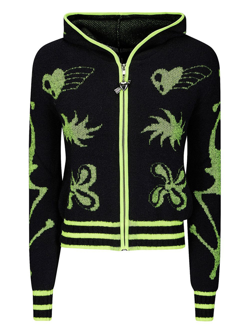neon cartoon-graphics hoodie 1