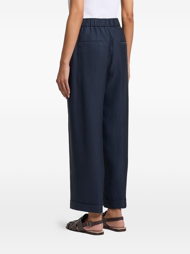 elasticated tapered trousers 3