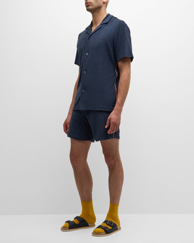 Paul Smith Men's Toweling Side-Stripe Shorts outlook