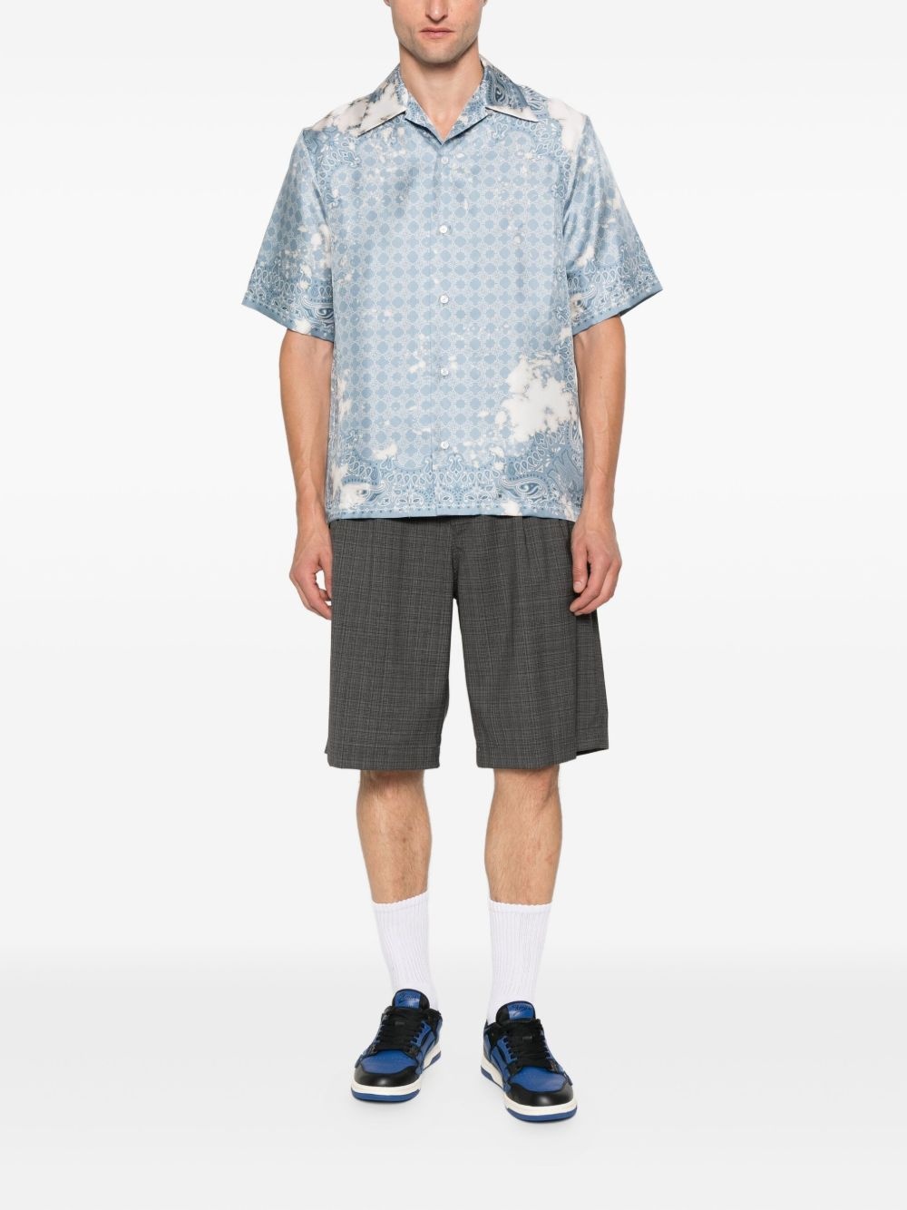 paisley-patterned silk shirt - 2