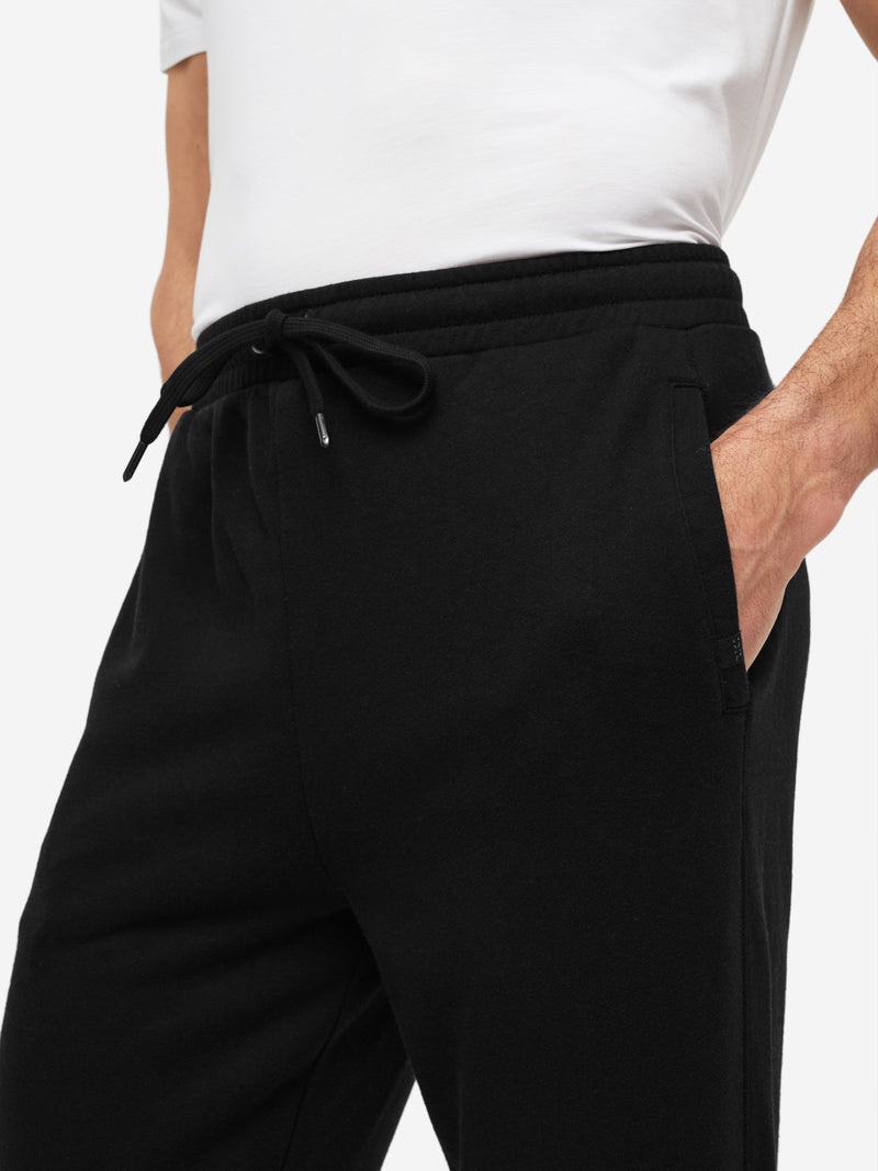 Men's Sweatpants Quinn Cotton Modal Black - 2
