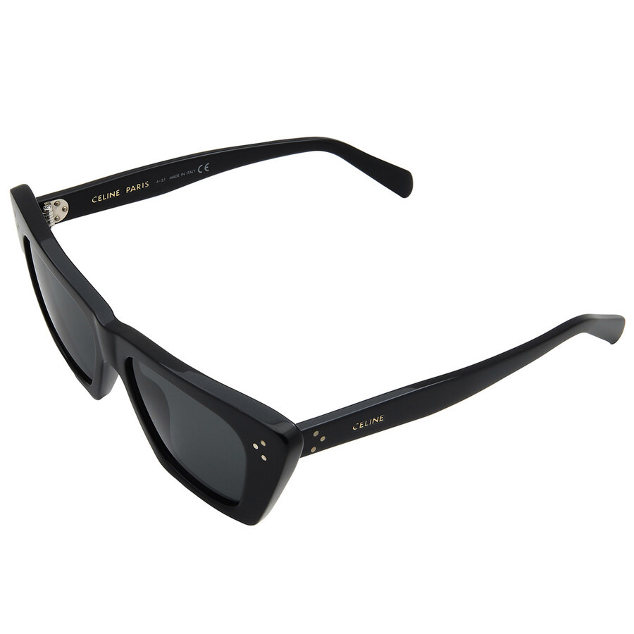 Celine BOLD 3 DOTS Grey Smoke Cat Eye Ladies Sunglasses CL40187I 01A 51 - 5