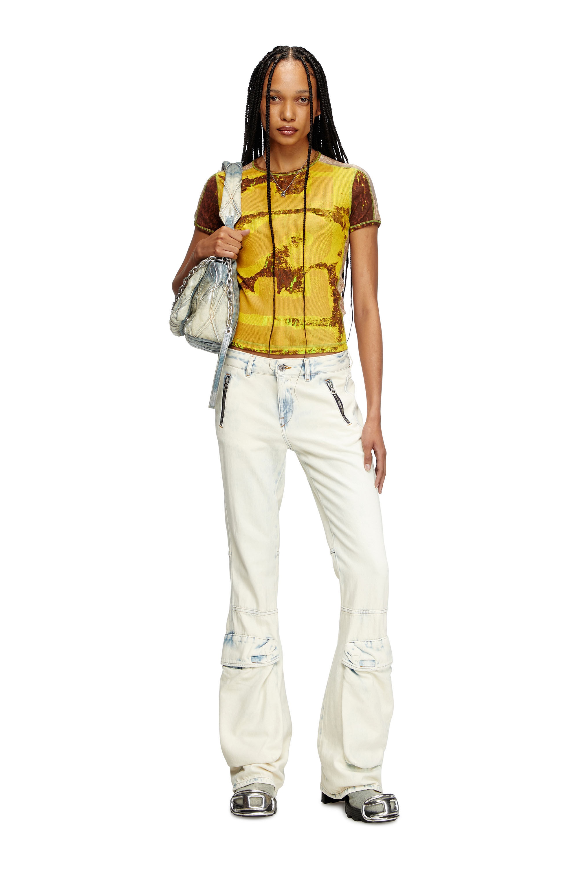 BOOTCUT JEANS D-POKY 0CBCV - 2
