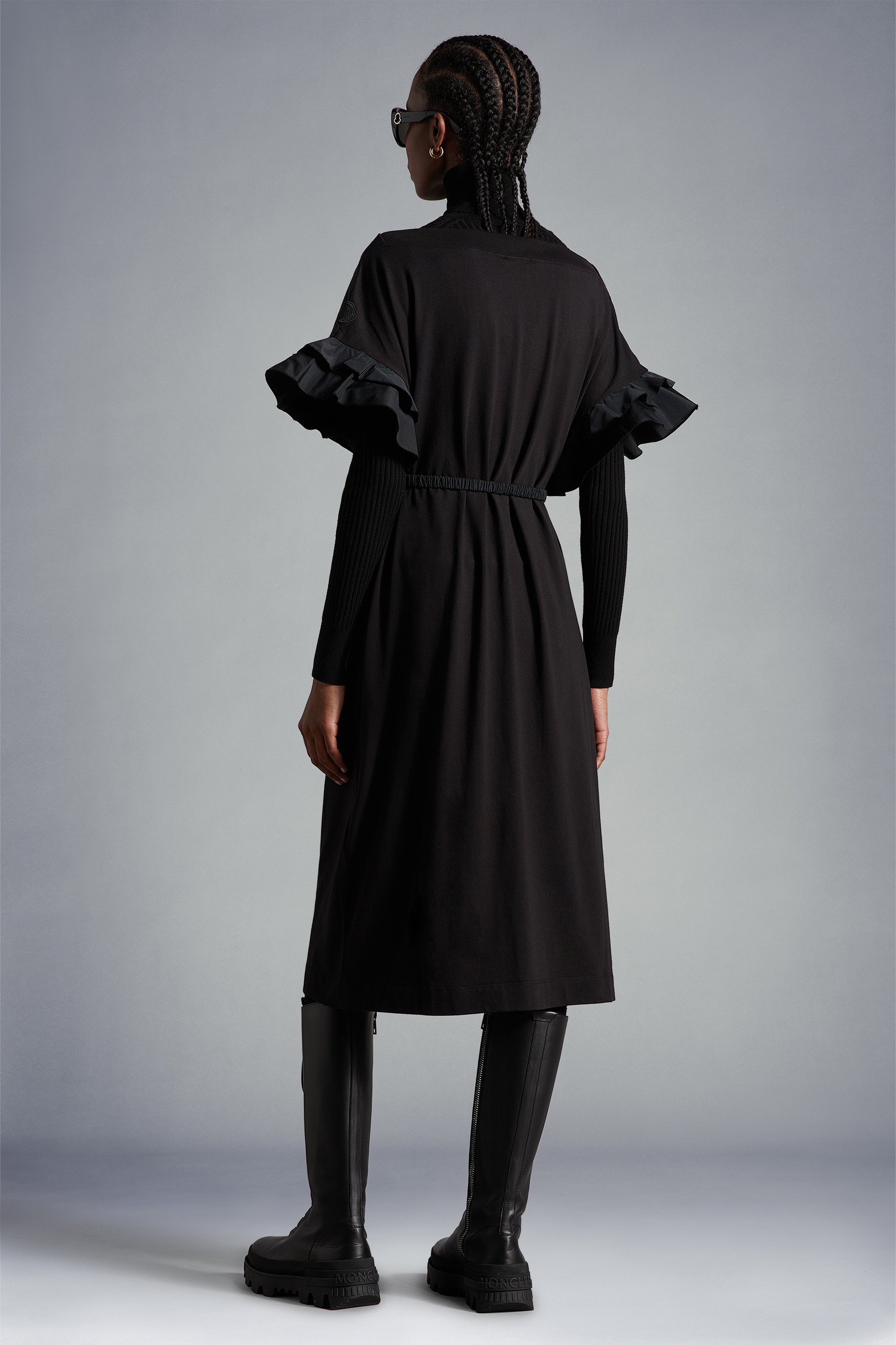 Ruffled Midi Dress - 4
