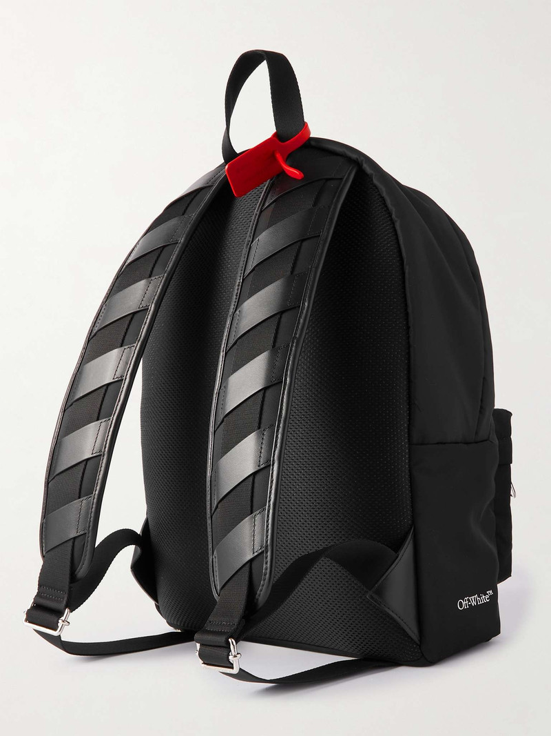 Hard Core Logo-Appliquéd Shell Backpack 4
