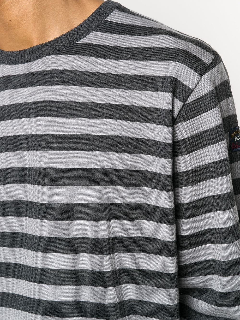 striped long-sleeve sweatshirt - 5