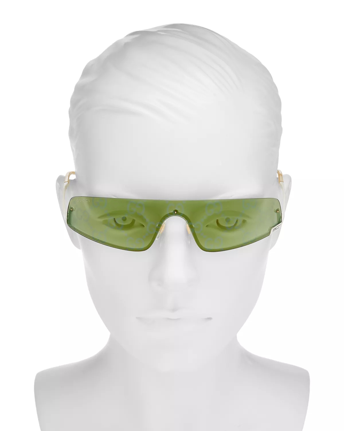 Rimless Shield Sunglasses, 99mm - 3