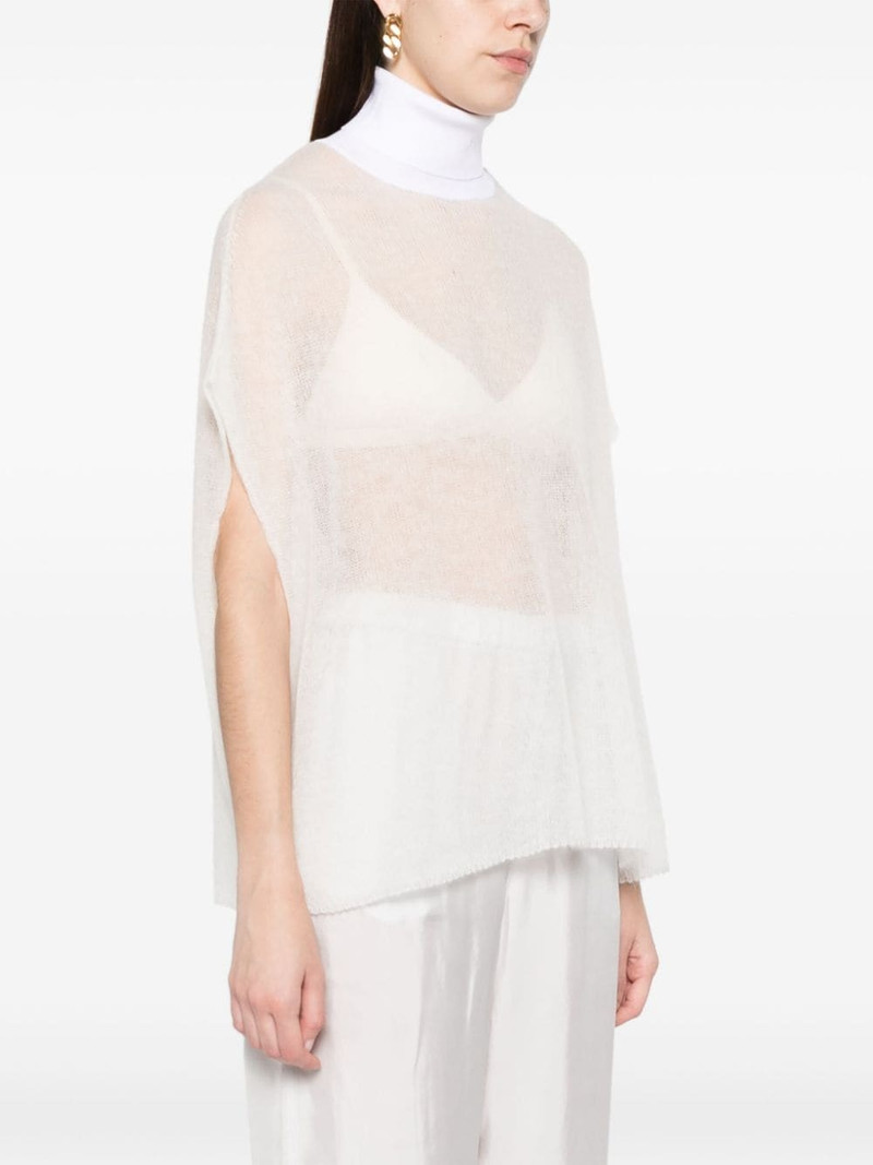 open-knit high-neck top 3