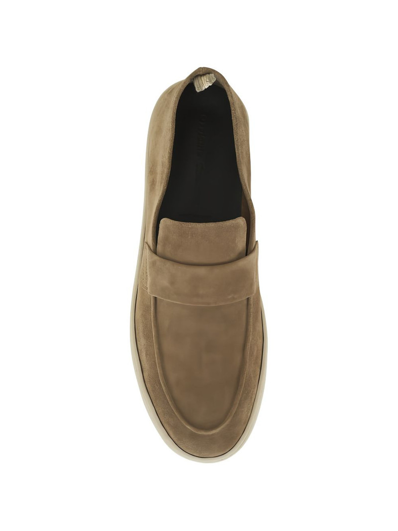 OFFICINE CREATIVE Herbie suede slip-on loafers outlook