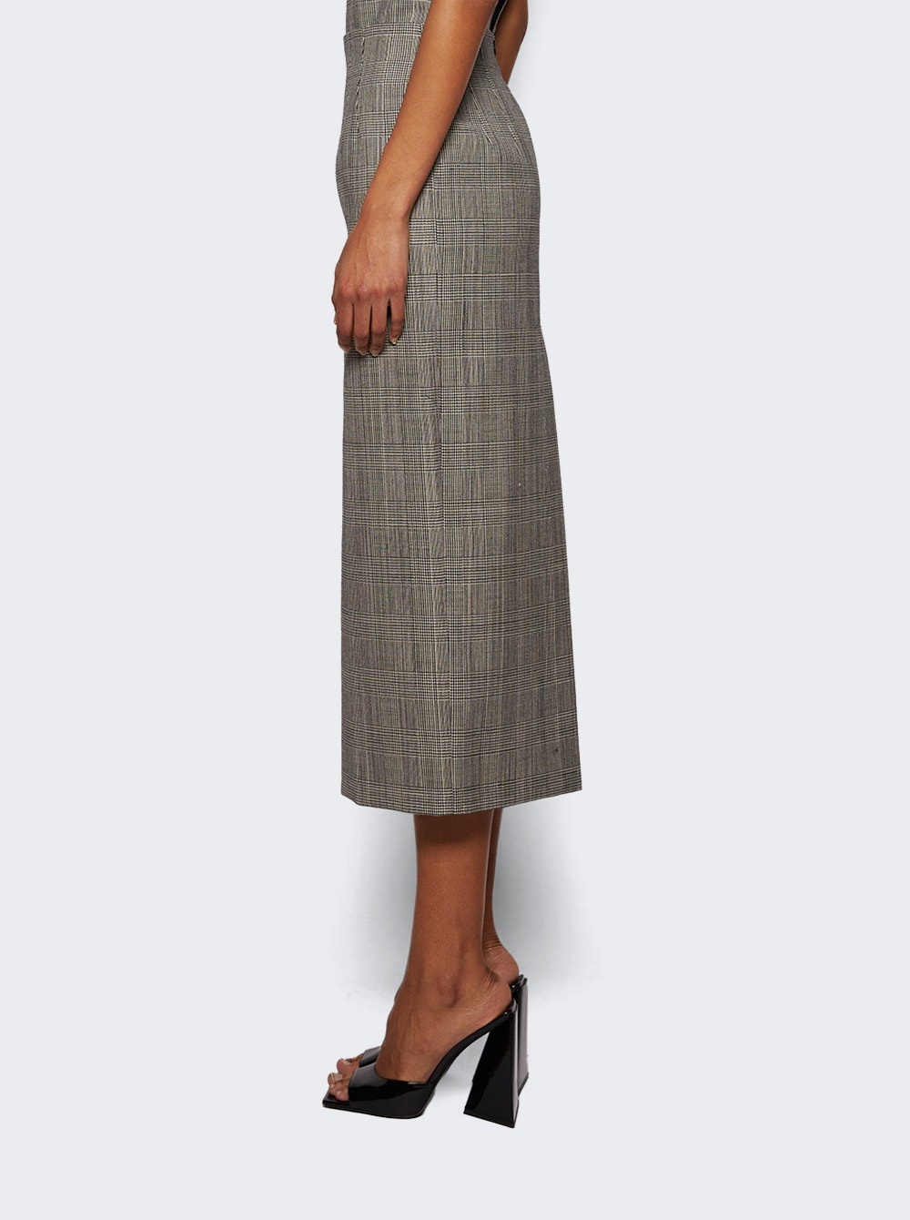 Contour Midi Skirt Prince Of Wales - 4