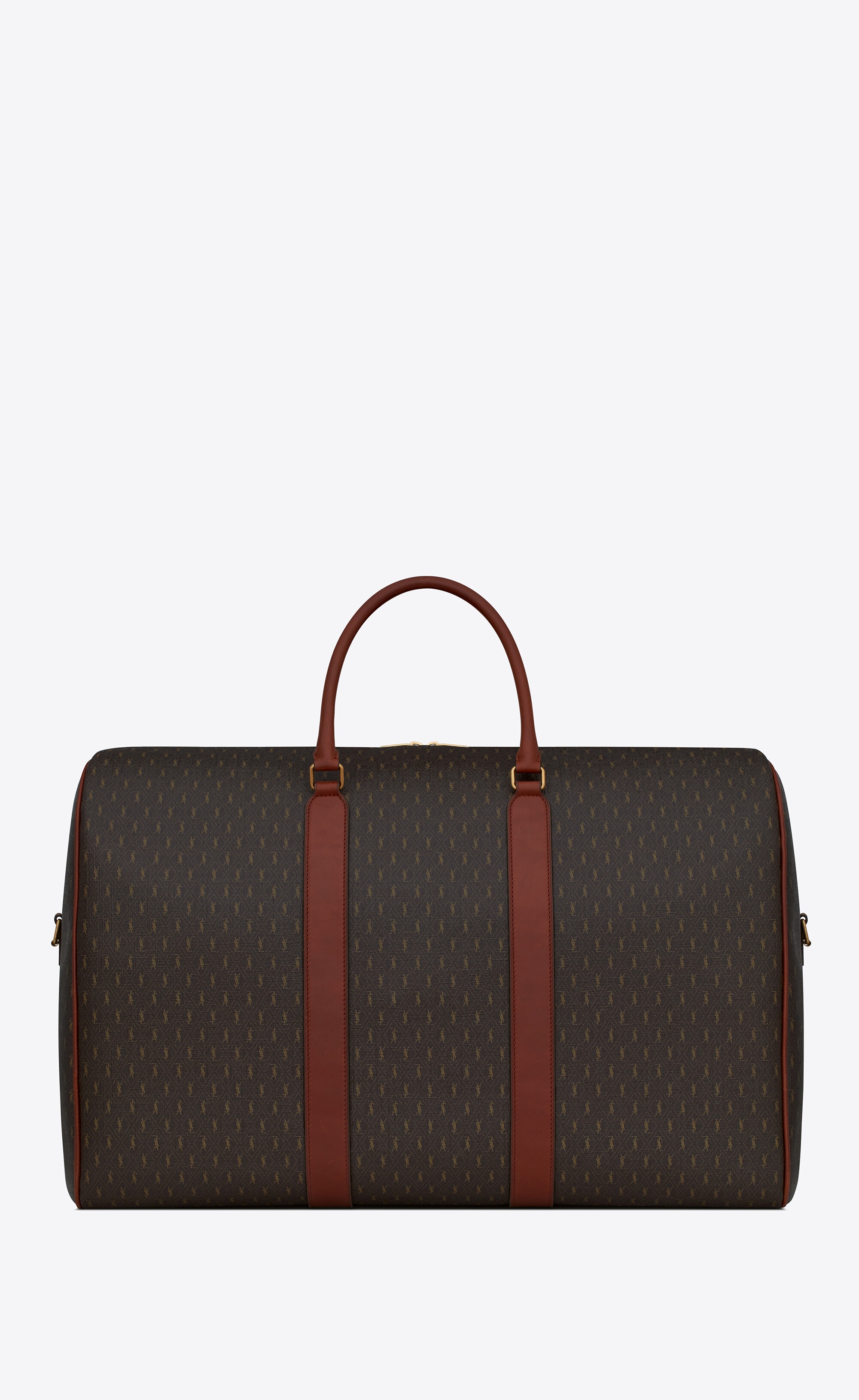 le monogramme 72h duffle in monogram canvas and smooth leather - 2