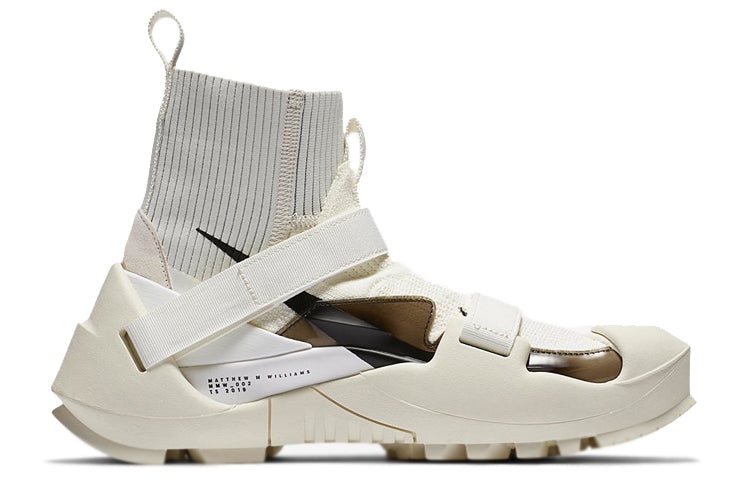 (WMNS) Nike Matthew M. Williams x Free Trainer 3 Flyknit SP 'Light Bone' AQ9201-100 - 2