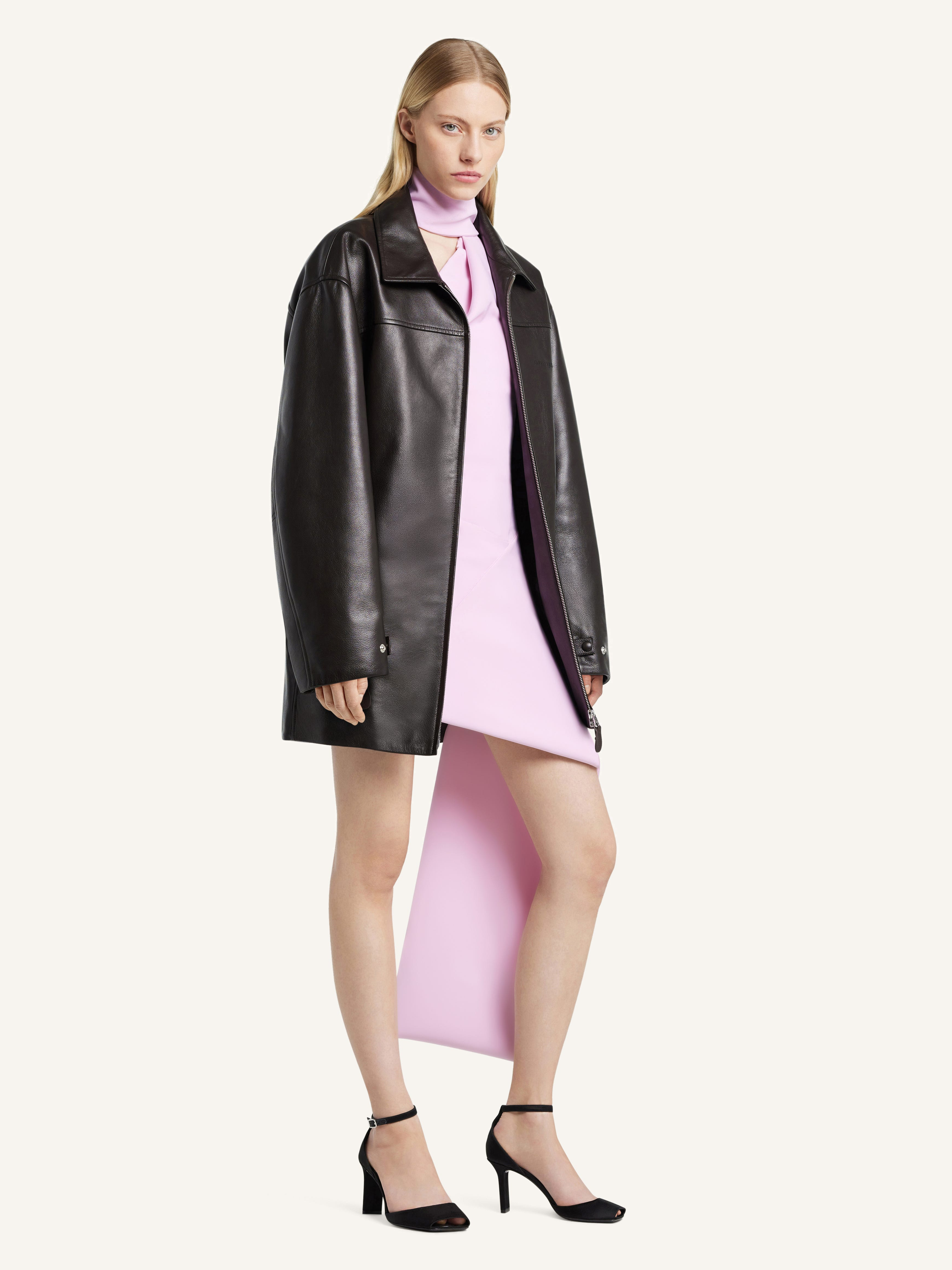 OVERSIZED LEATHER JACKET - 3