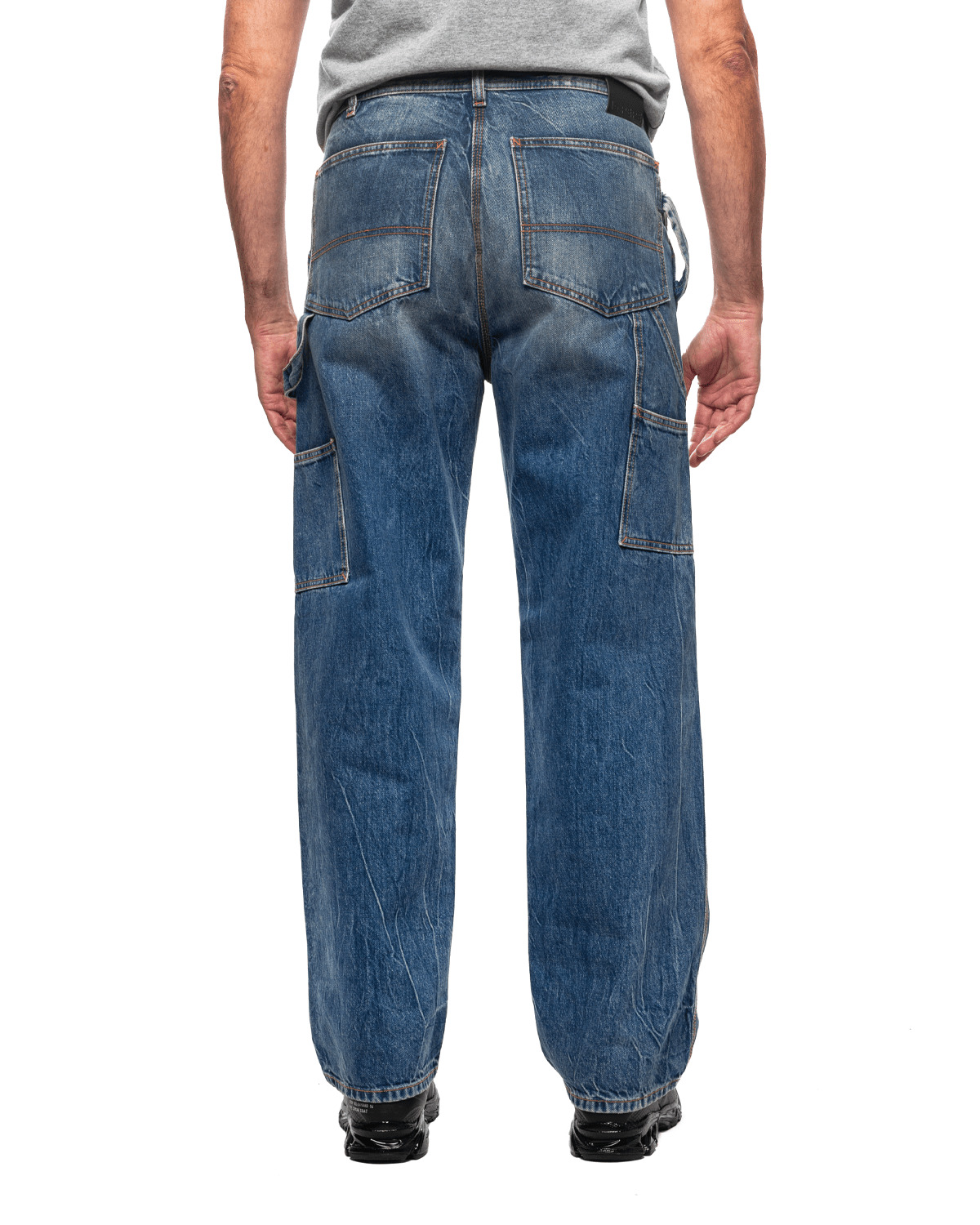 Straight Leg Trouser Denim Blue - 3
