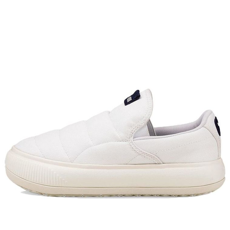 (WMNS) PUMA Suede Mayu Slip-On Canvas 'White Marshmallow' 385595-02 1