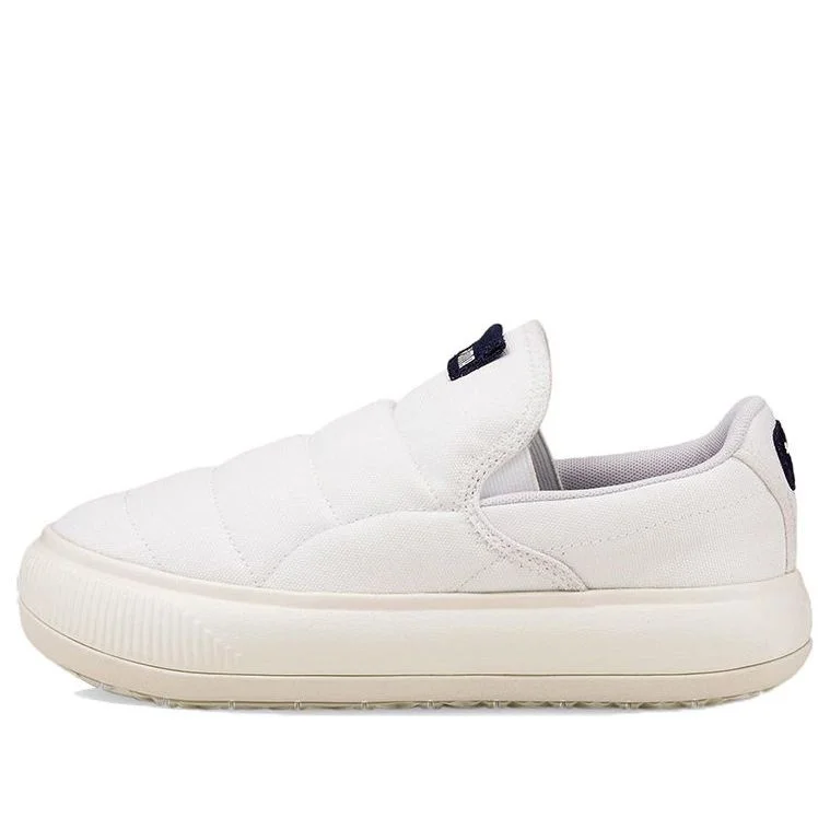 (WMNS) PUMA Suede Mayu Slip-On Canvas 'White Marshmallow' 385595-02 - 1