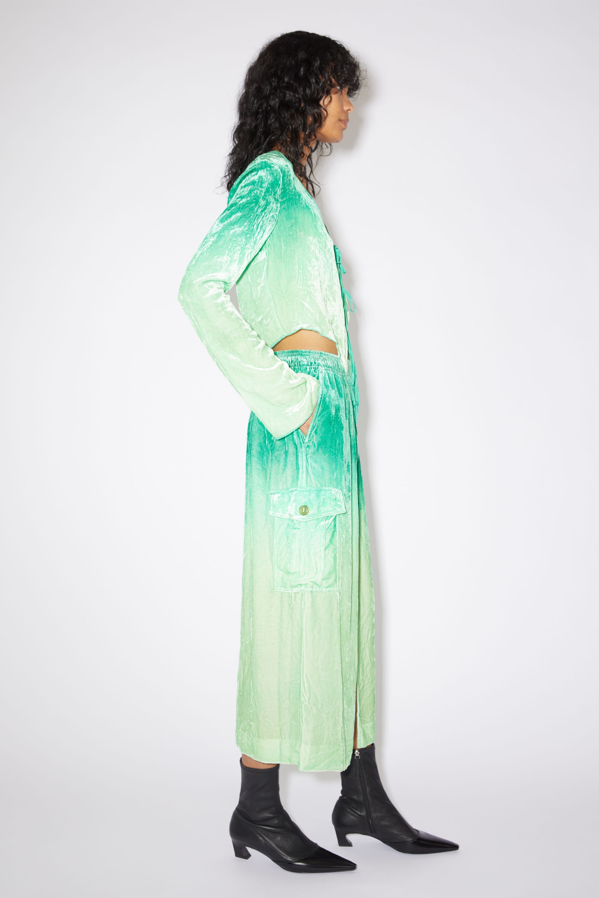 Midi skirt - Jade green - 5
