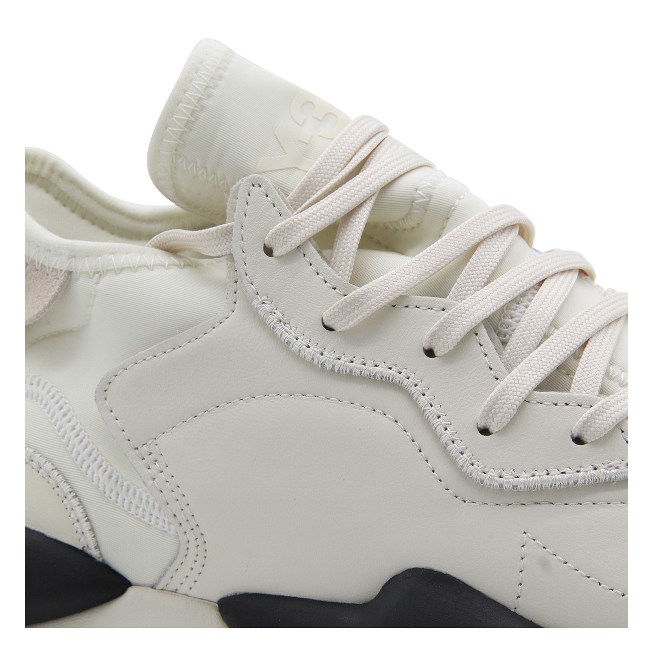 white leather kaiwa sneakers - 4