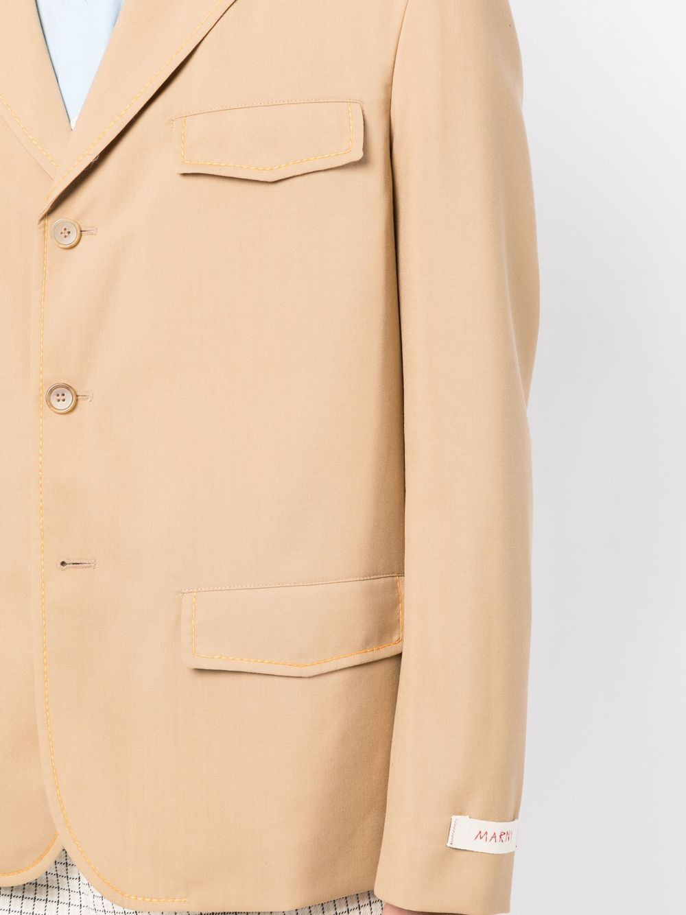 single-breasted blazer - 5