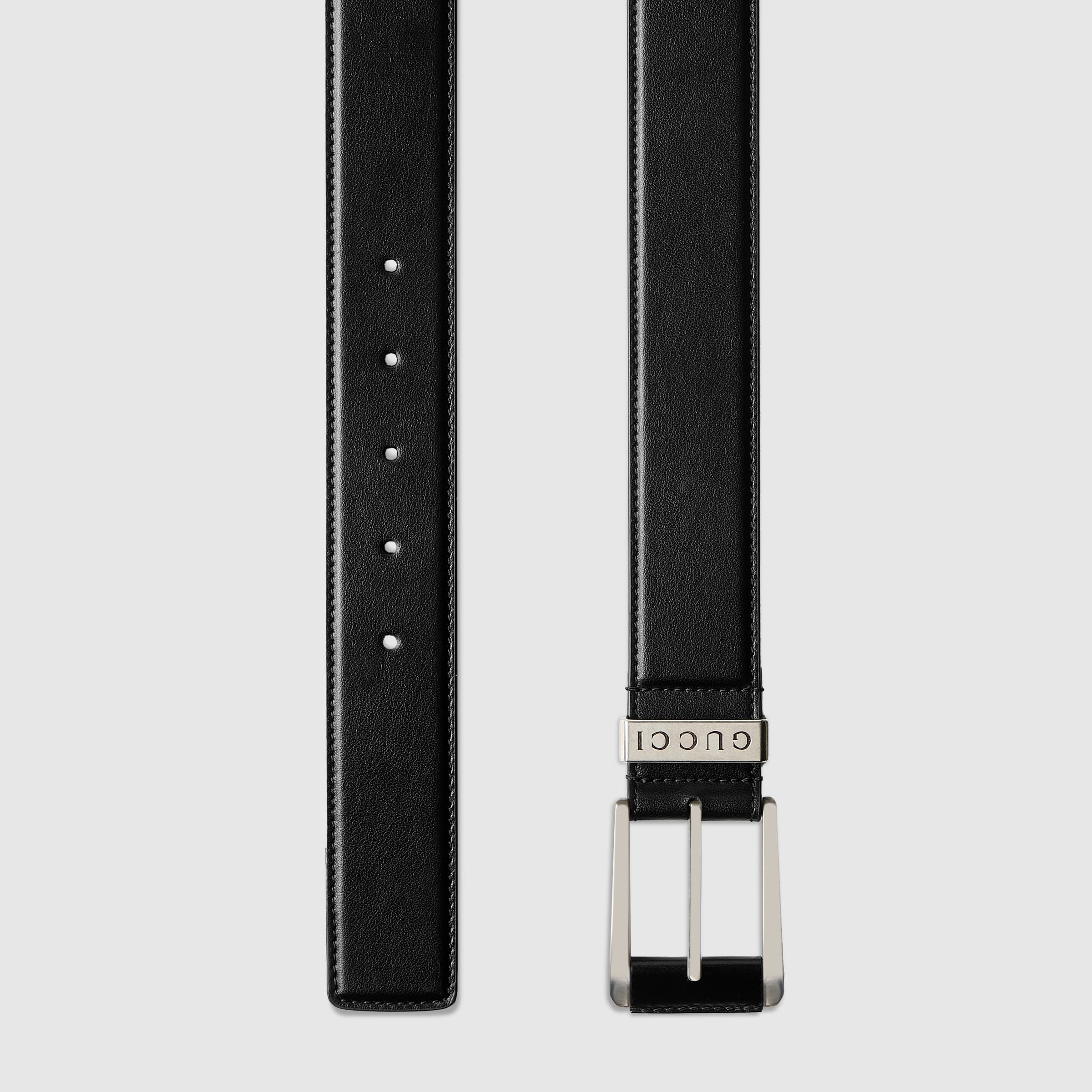 Belt with squared buckle - 2