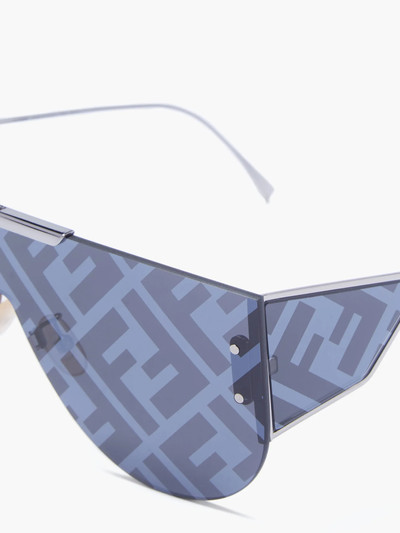 FENDI FF aviator metal sunglasses outlook