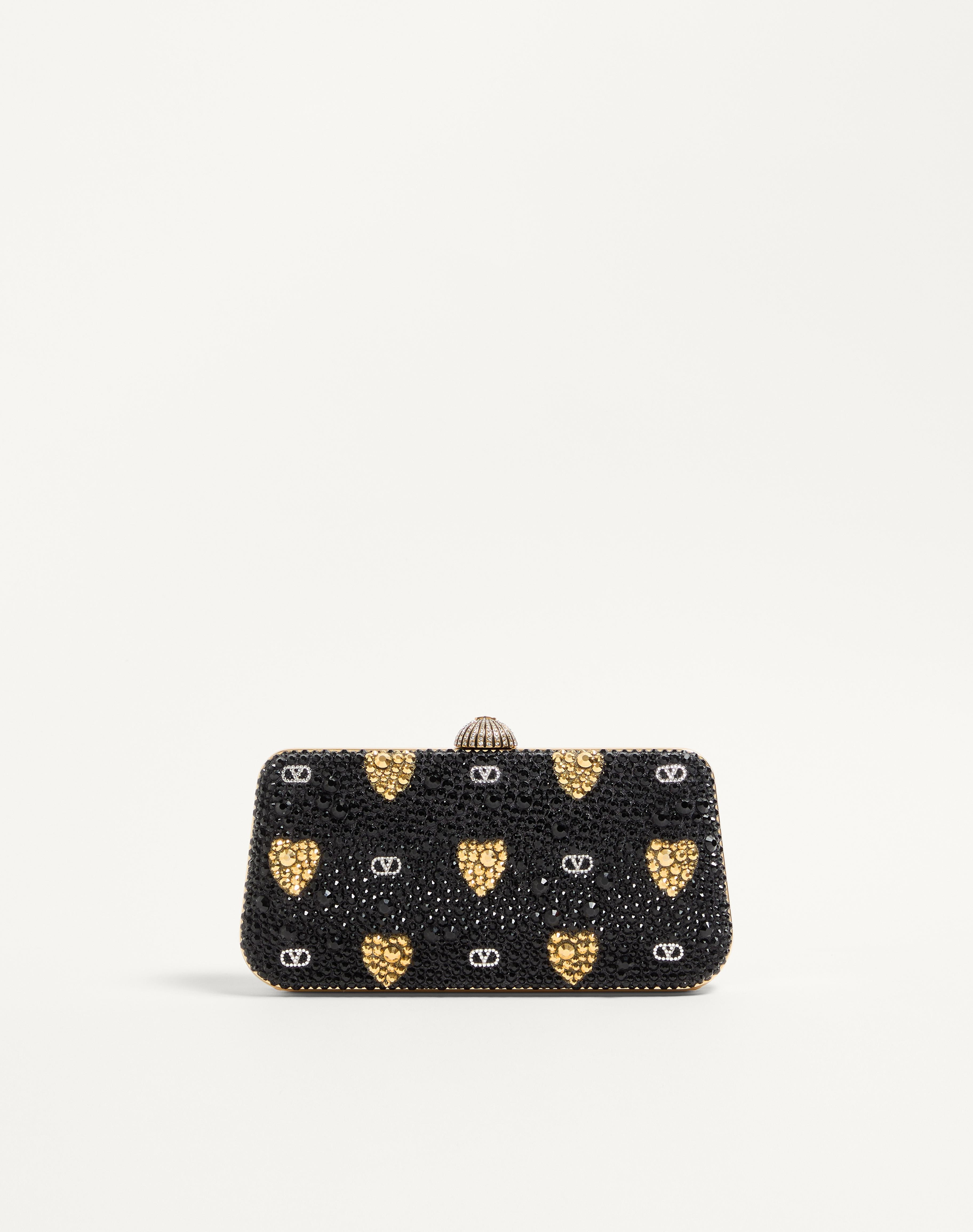 CARRY SECRETS MINAUDIERE WITH RHINESTONE COUR DE CŒUR MOTIF - 5