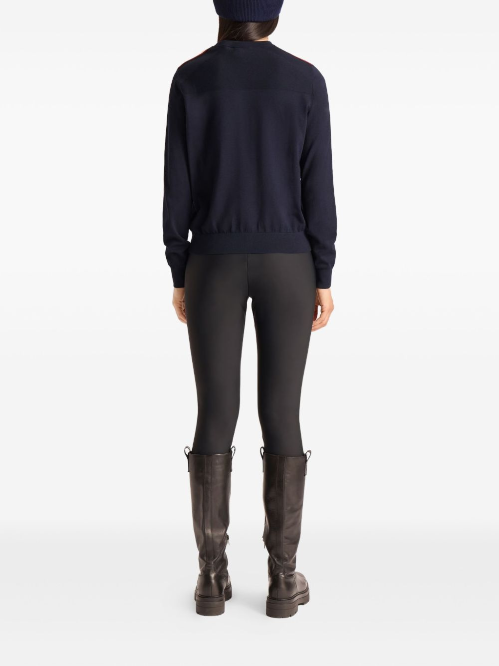 striped-detail sweater - 3