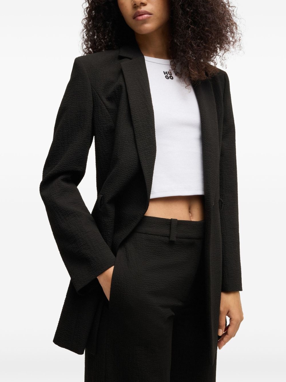 belted blazer - 5