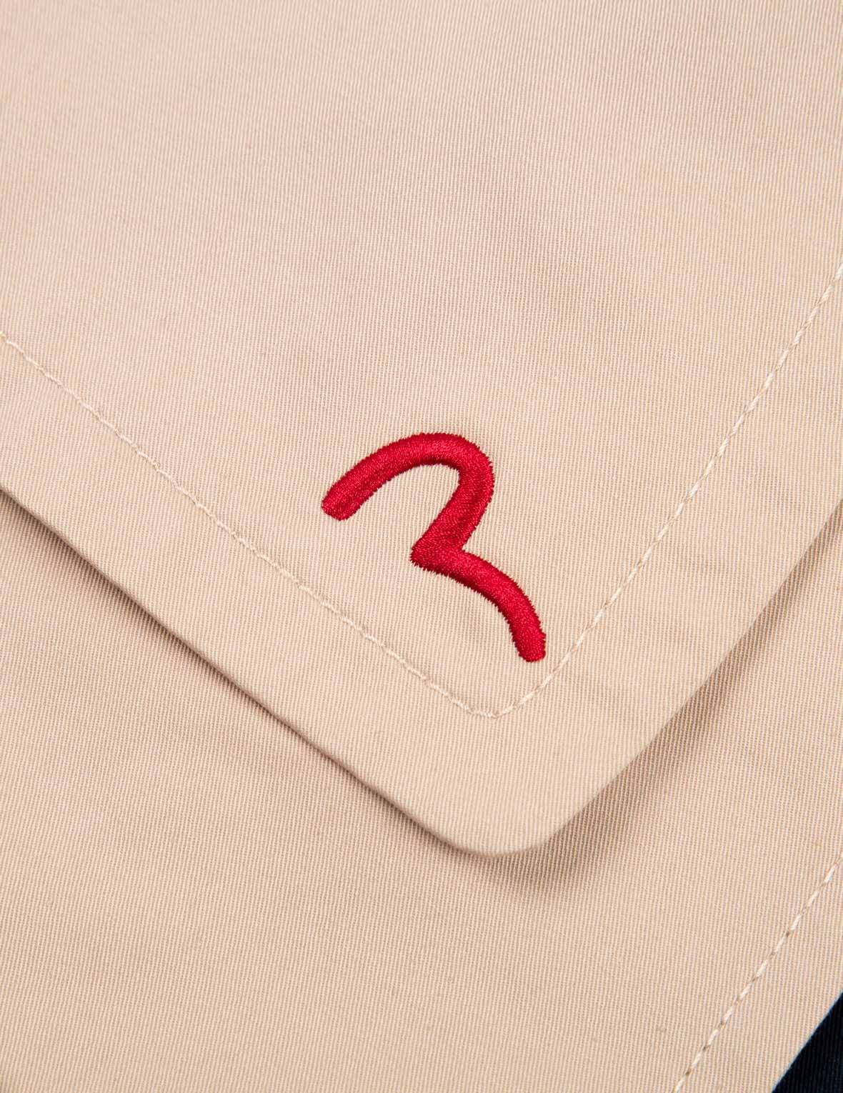 LOGO EMBROIDERED TRENCH COAT - 9
