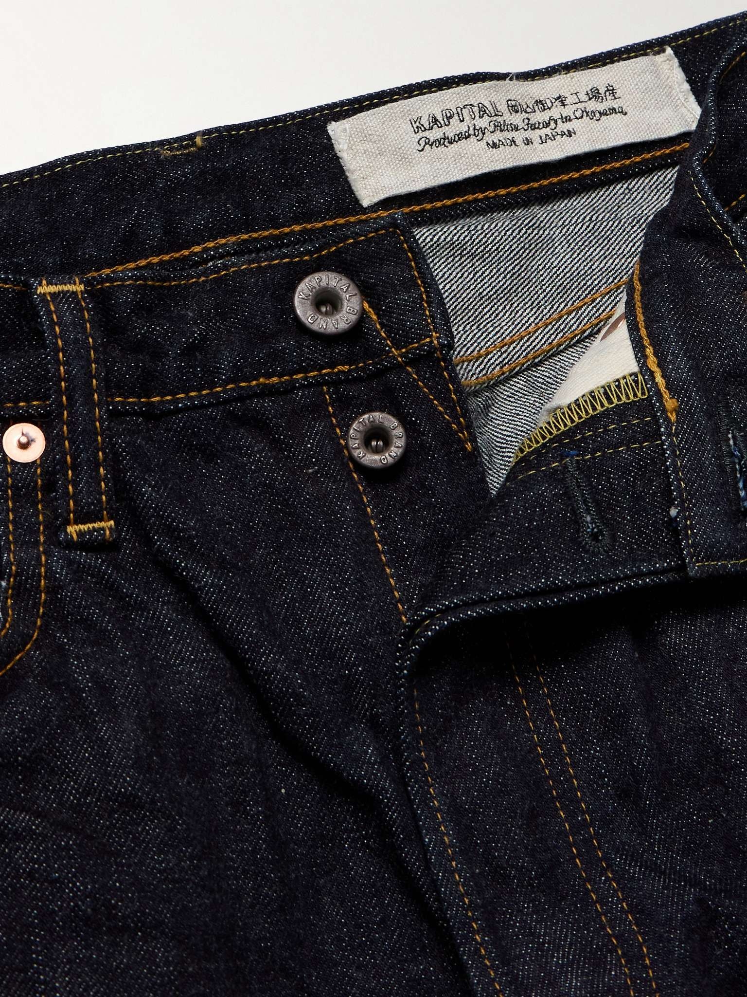 【110】　KAPITAL １ Kapital Straight-Leg Jeans | REVERSIBLE