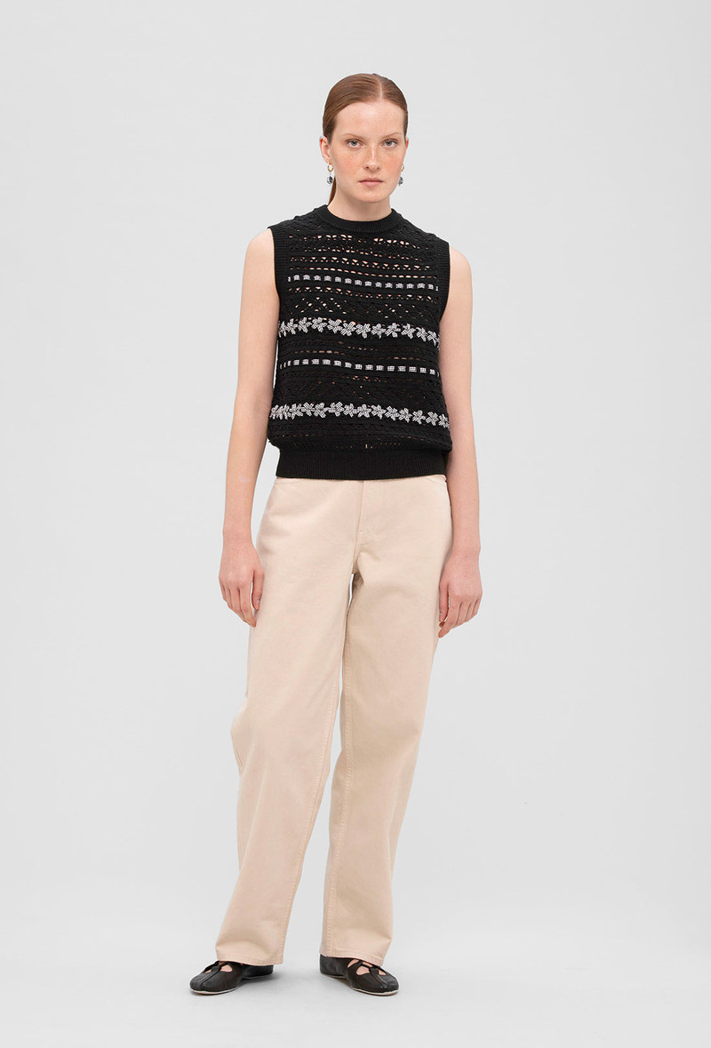 Salem Vest - Black Gingham 5