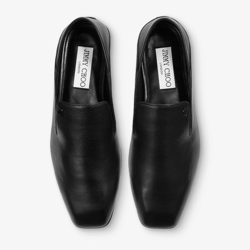 Eliot Slipper Black Vintage Leather Slippers 4