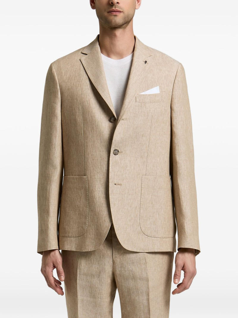 single-breasted patch-pocket jacket 1